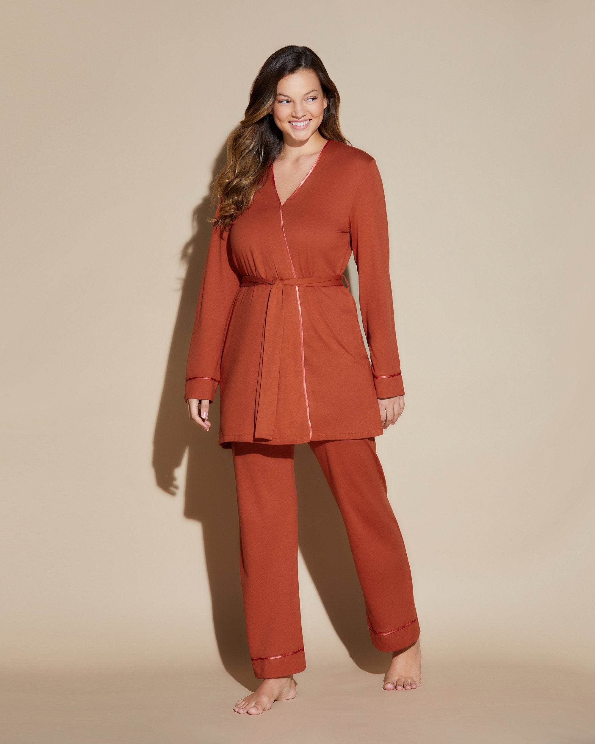 Pigiama Avon 3 Pezzi Nuovo Con Etichette | Set Cotonato Tropicale Donna Cami Leggero - Foto 3