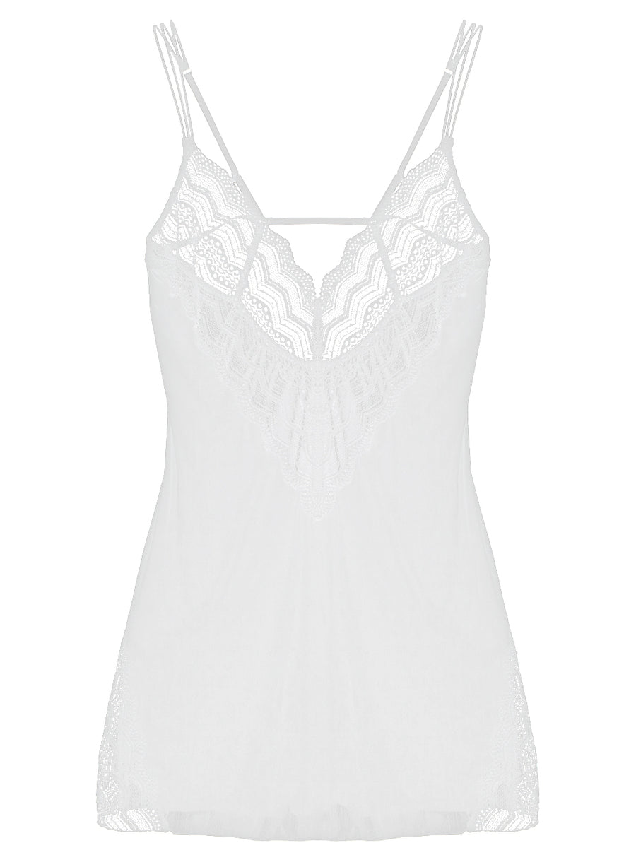 White Slip Dress, Ceylon Slip
