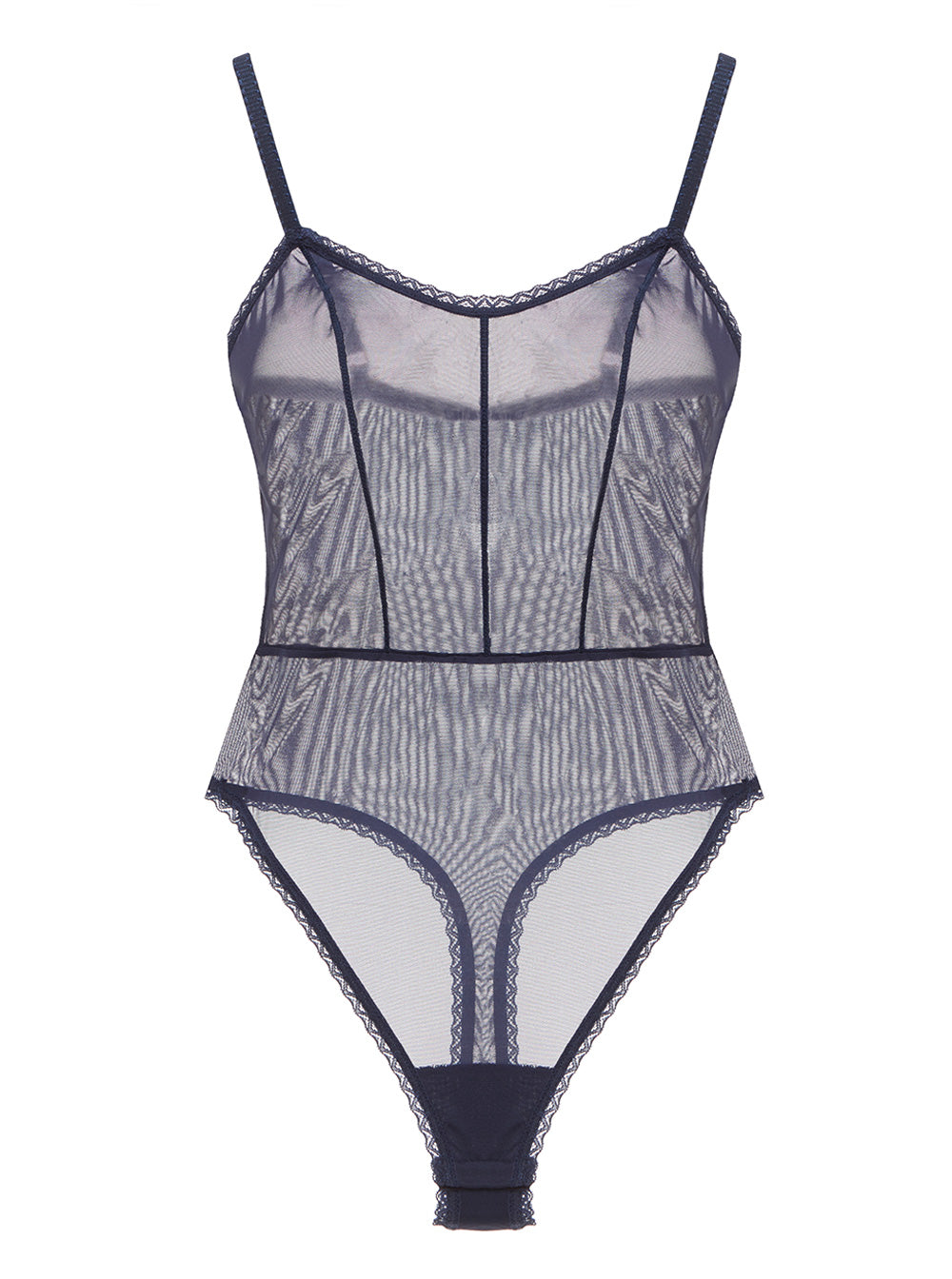 Cosabella Curvy Bralette - Mesh Temptation Flock Wireless Bra For Fuller Busts & Smaller Bands - View #12