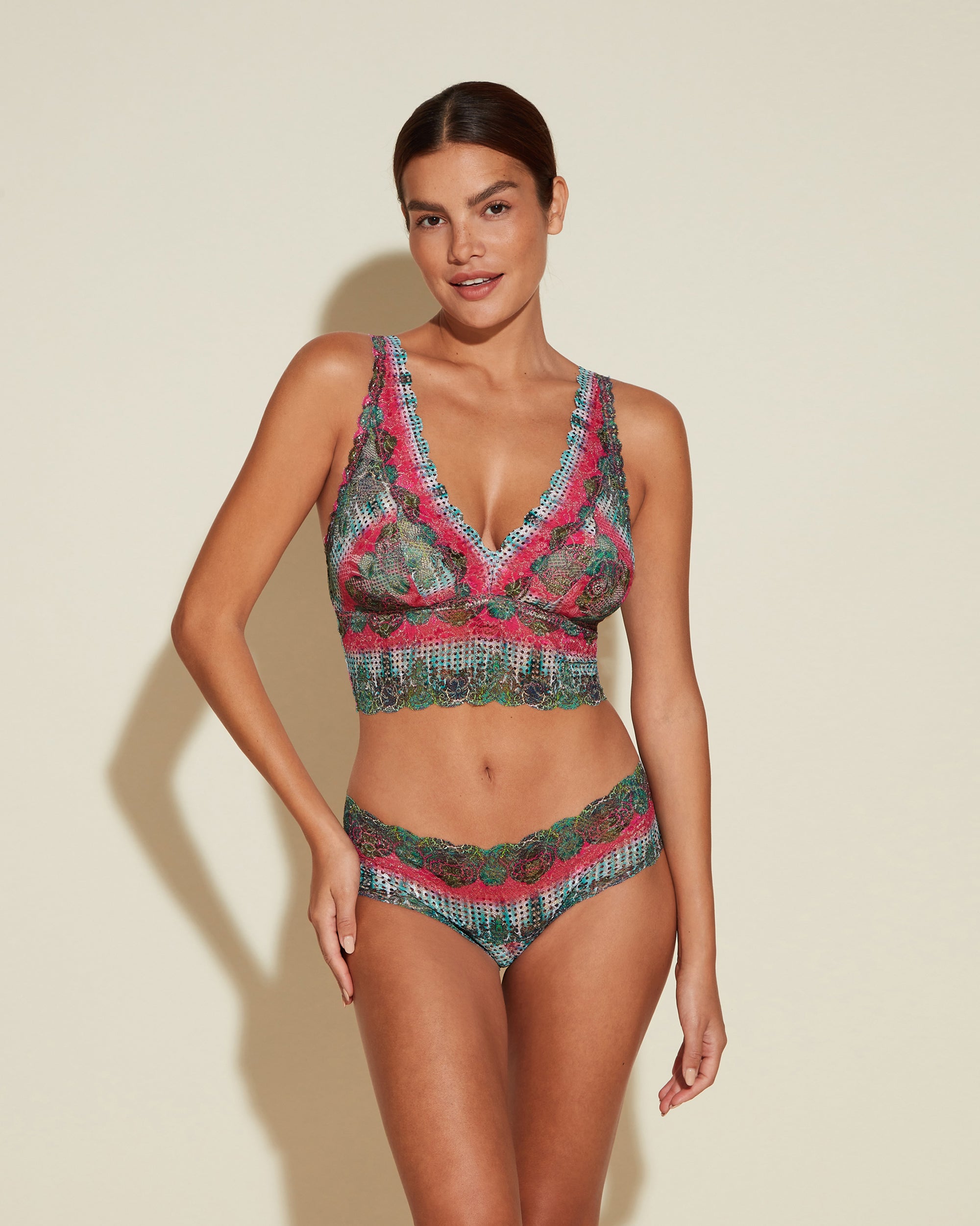 Cosabella - Mutandine Tipo Pantaloncino In Cotone Misto Con Bordo In Pizzo Chevron – Donna, Morbide E Delicate - 5