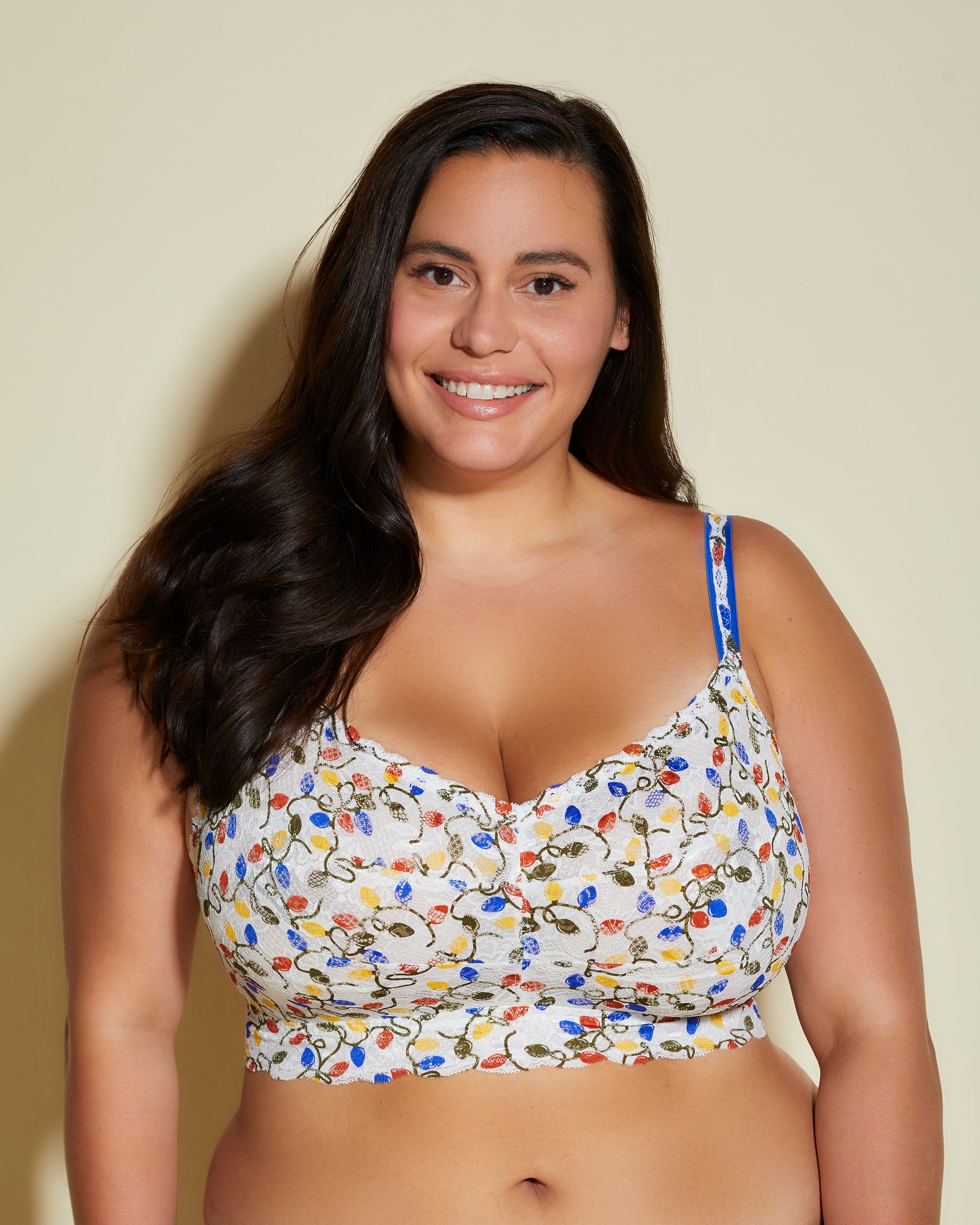 Cosabella, Never Say Never Printed Ultra Curvy Sweetie Bralette