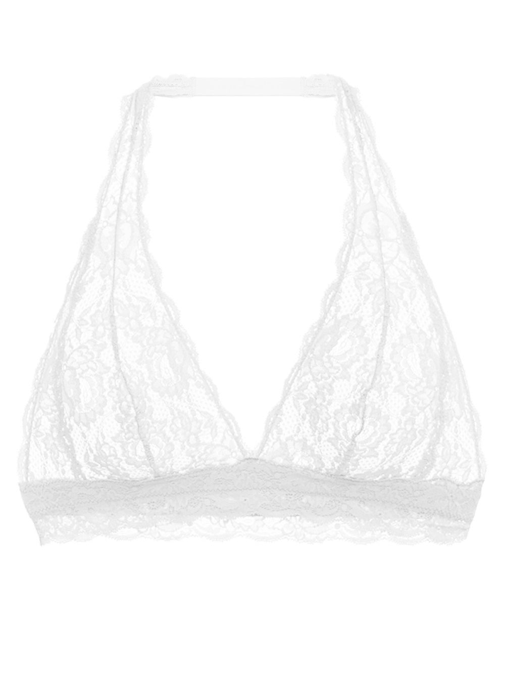 Lace Bralettes  Triangle & Halter Lace Bralette Tops