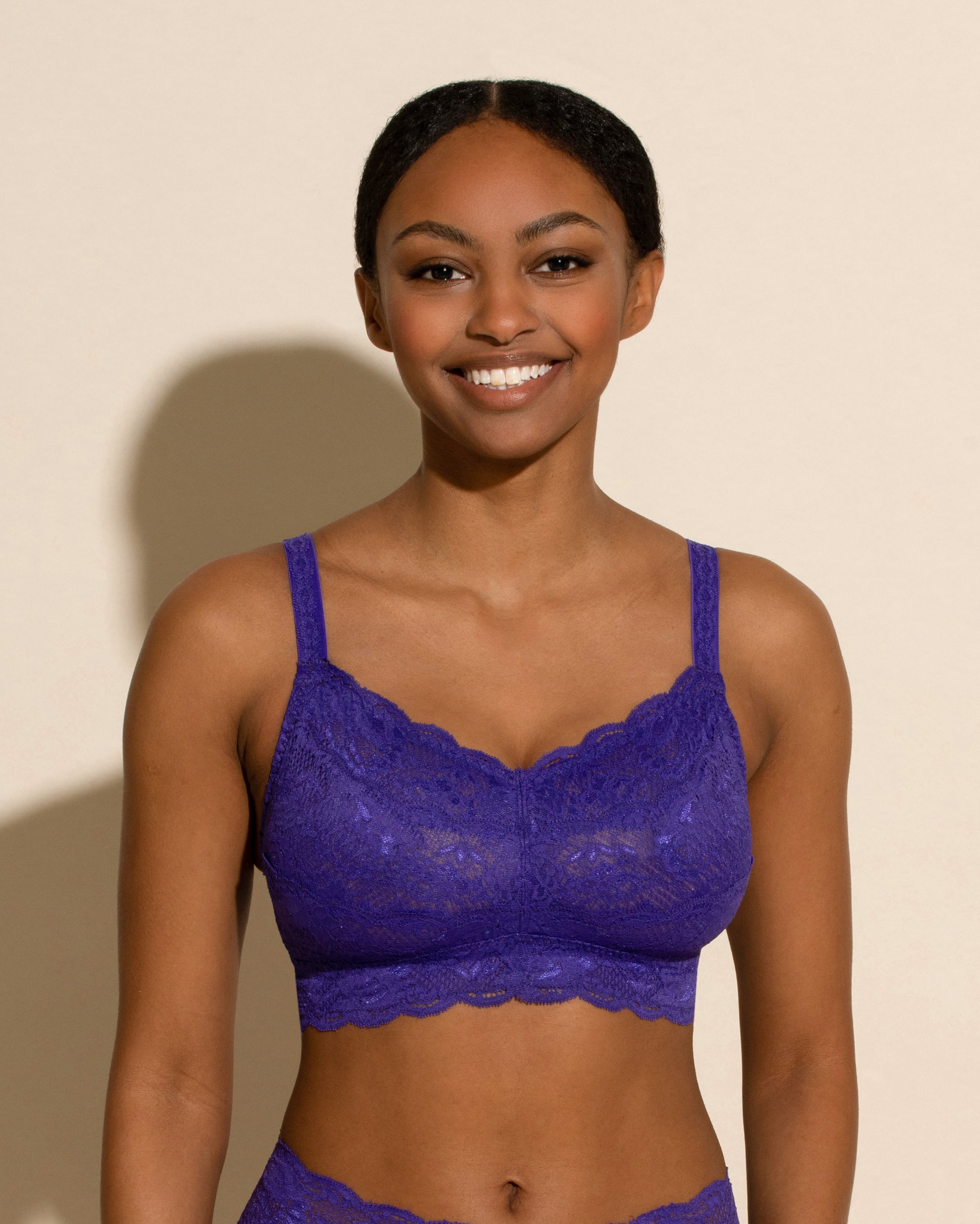 Cosabella - Never Say Never Curvy Sweetie Bralette in Sette – Blue