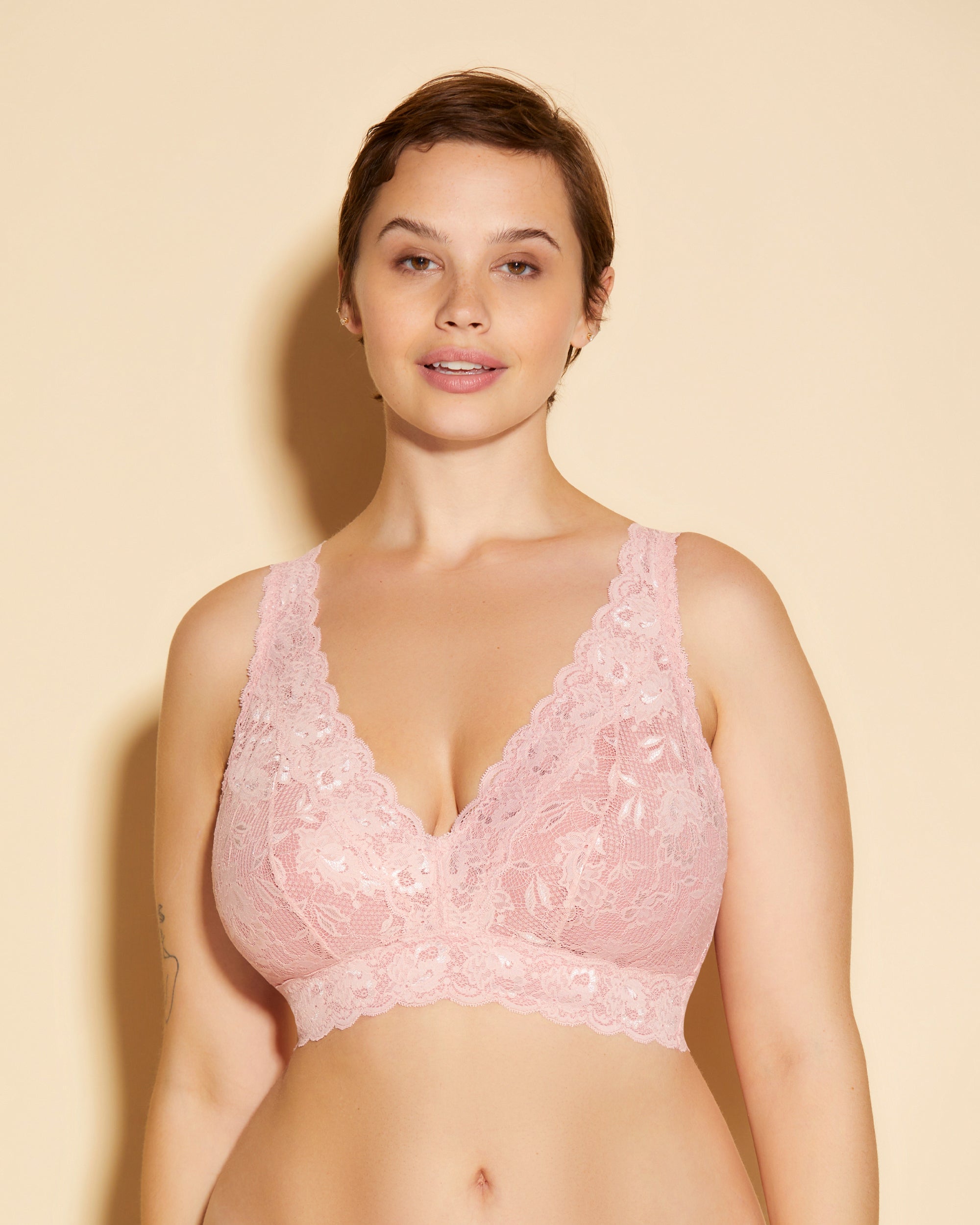 Cosabella, Never Say Never Extended Plungie Longline Bralette