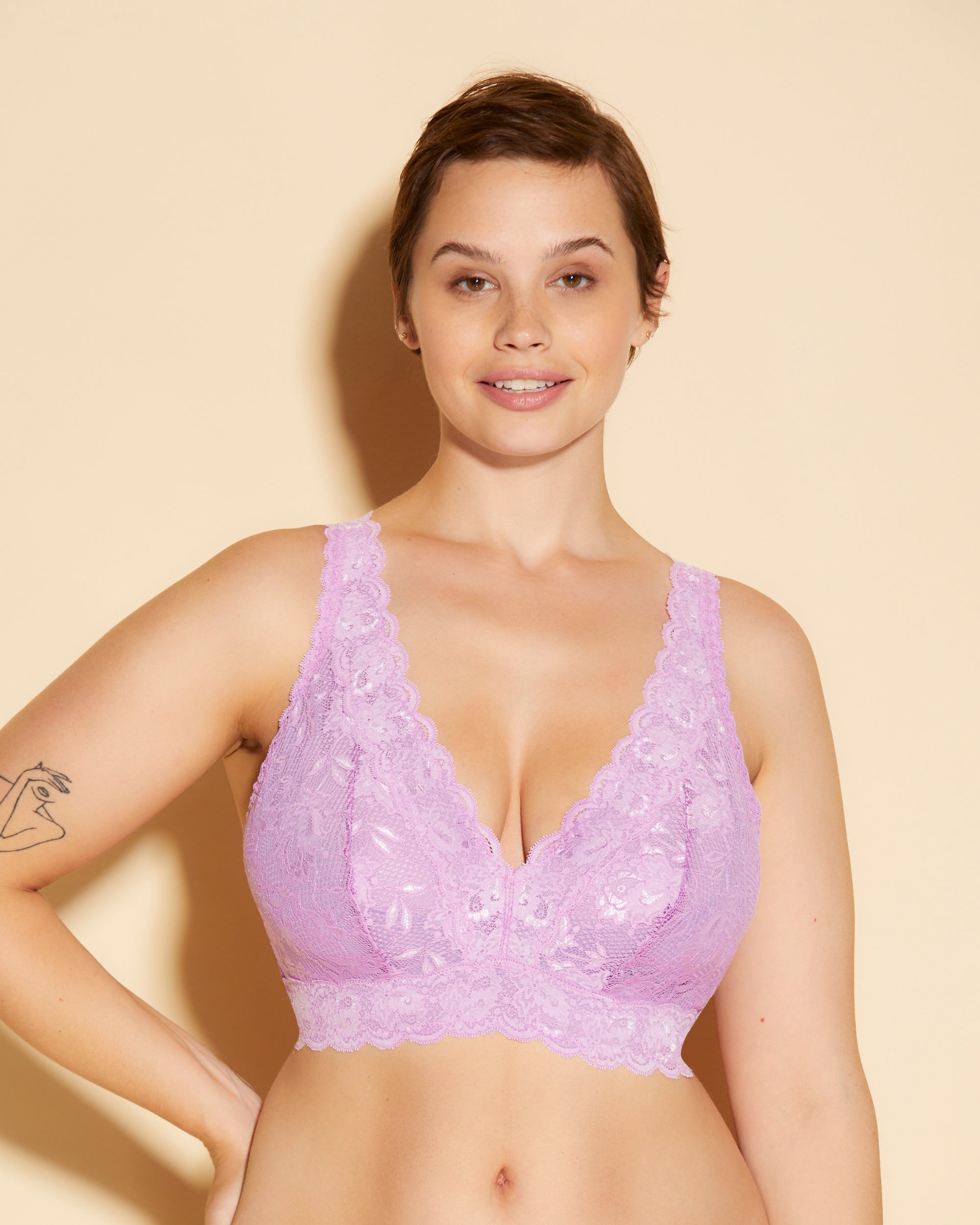 Cosabella Never Say Never Curvy Plungie Bralette