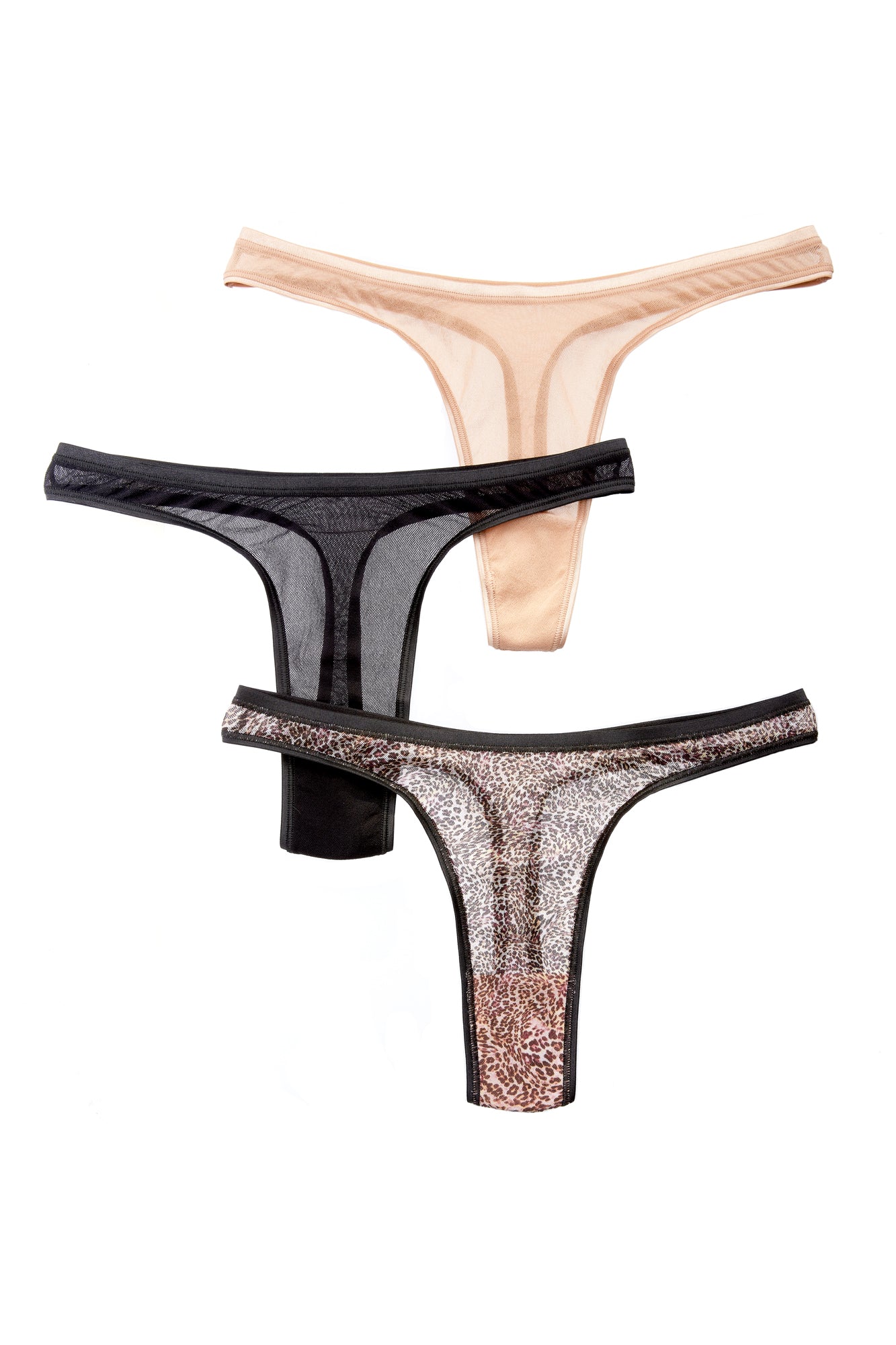 Luxury Lace Thongs Gift Set (3 Pack) - Multi – Lounge Underwear