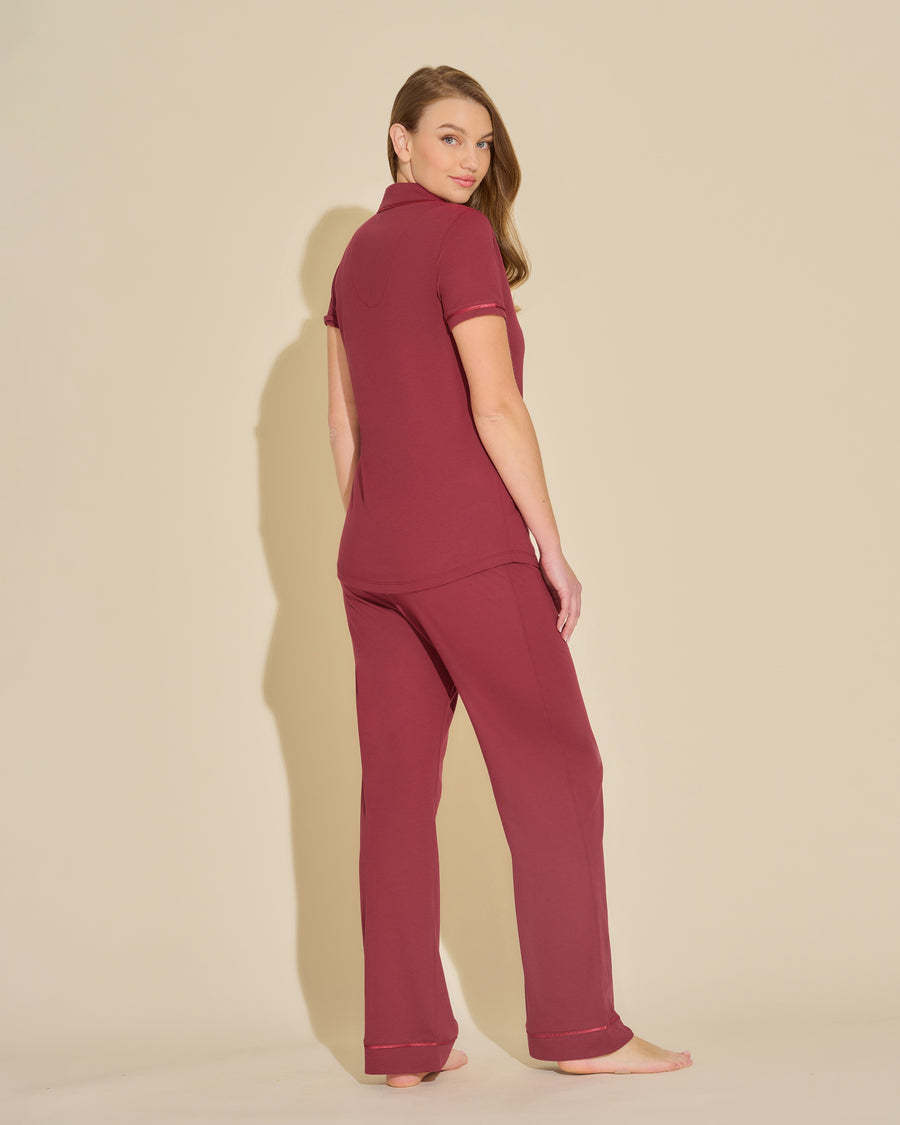Bella Pant in Super Compact Poplin Midnight