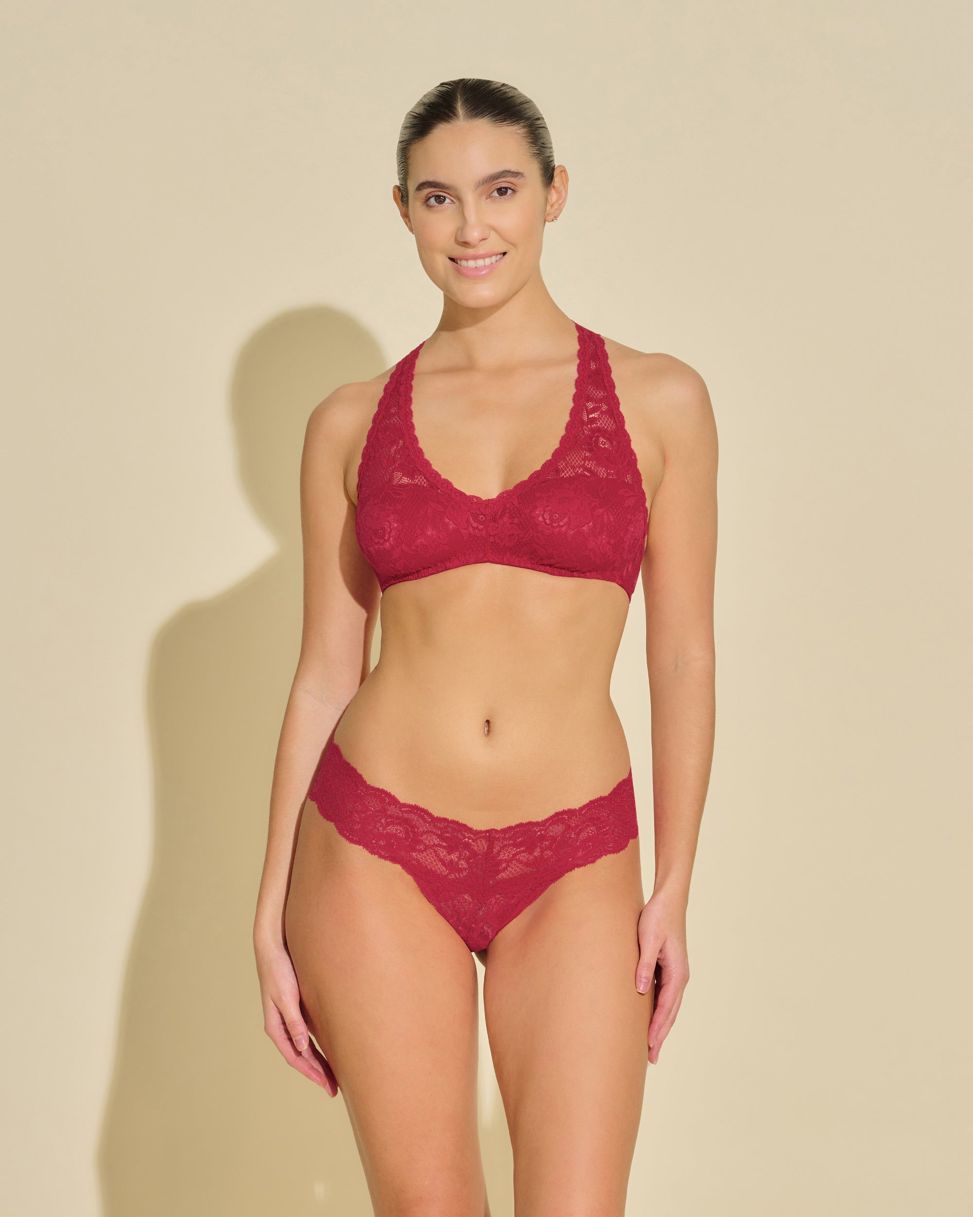 Cosabella Never Say Never Petite Racie Racerback Bralette - Wireless Lace Bra For Petite Frames