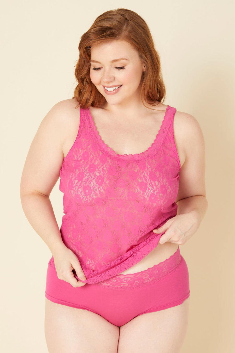 Pink Camisole - Cosabella Amore Adore Extended Scoopneck Camisole