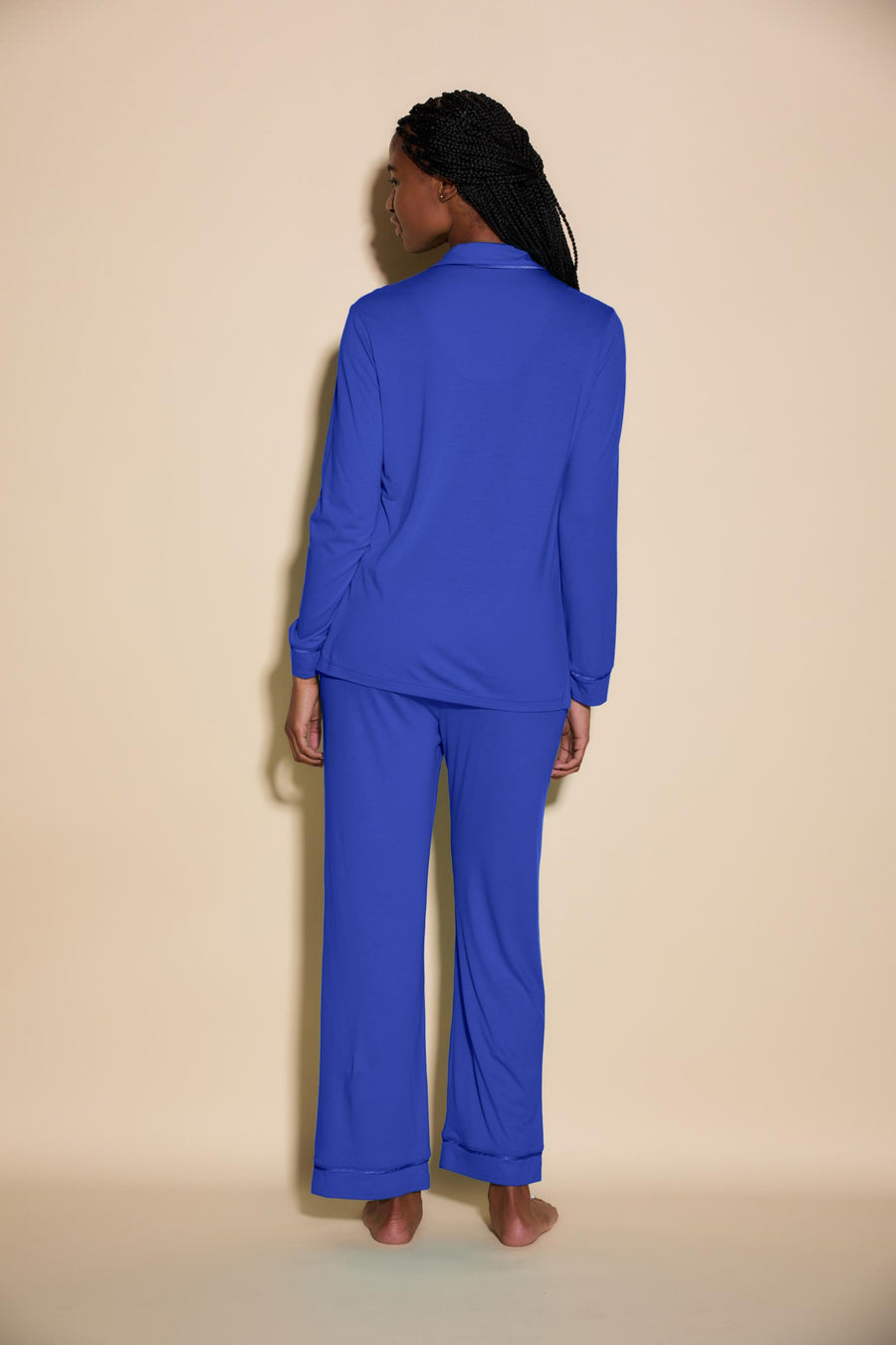 Blue Set - Bella Long Sleeve Top & Pant Pajama Set