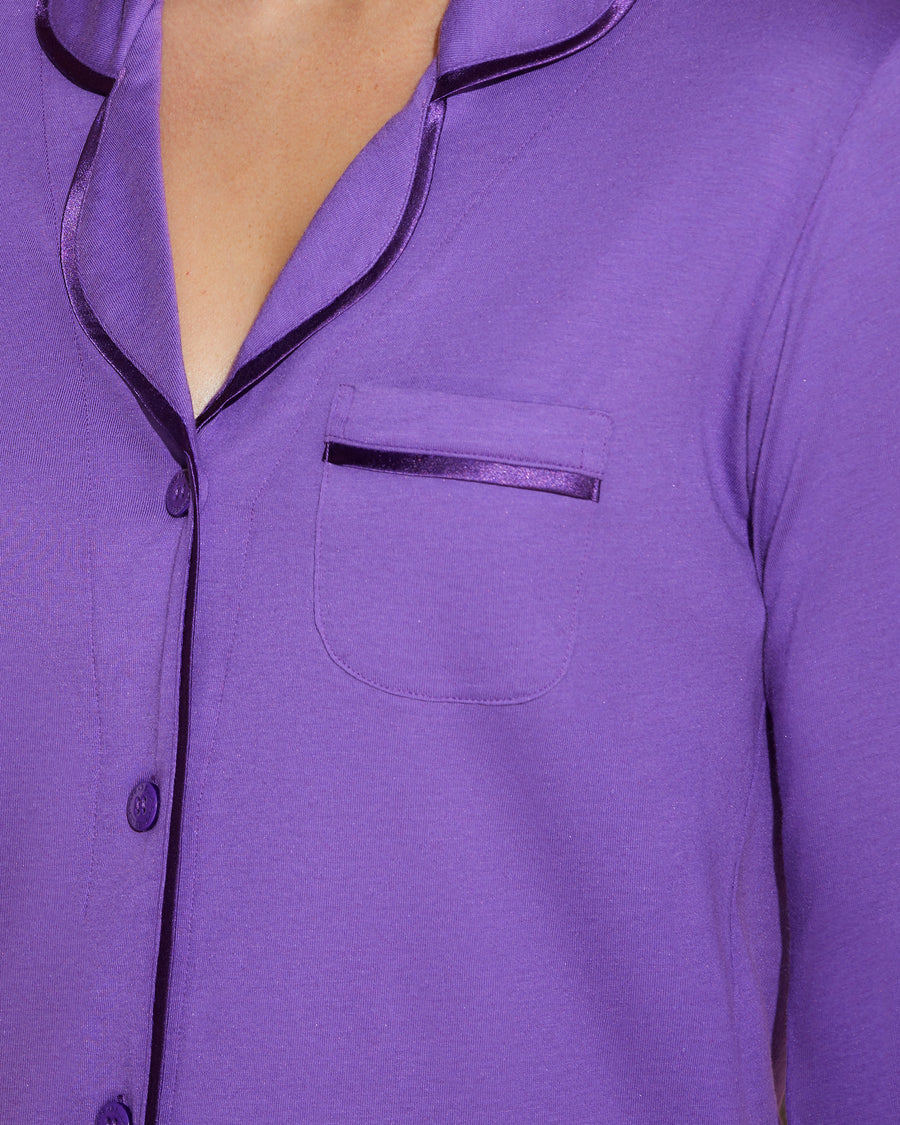 Purple Set - Bella Long Sleeve Top & Pant Pajama Set