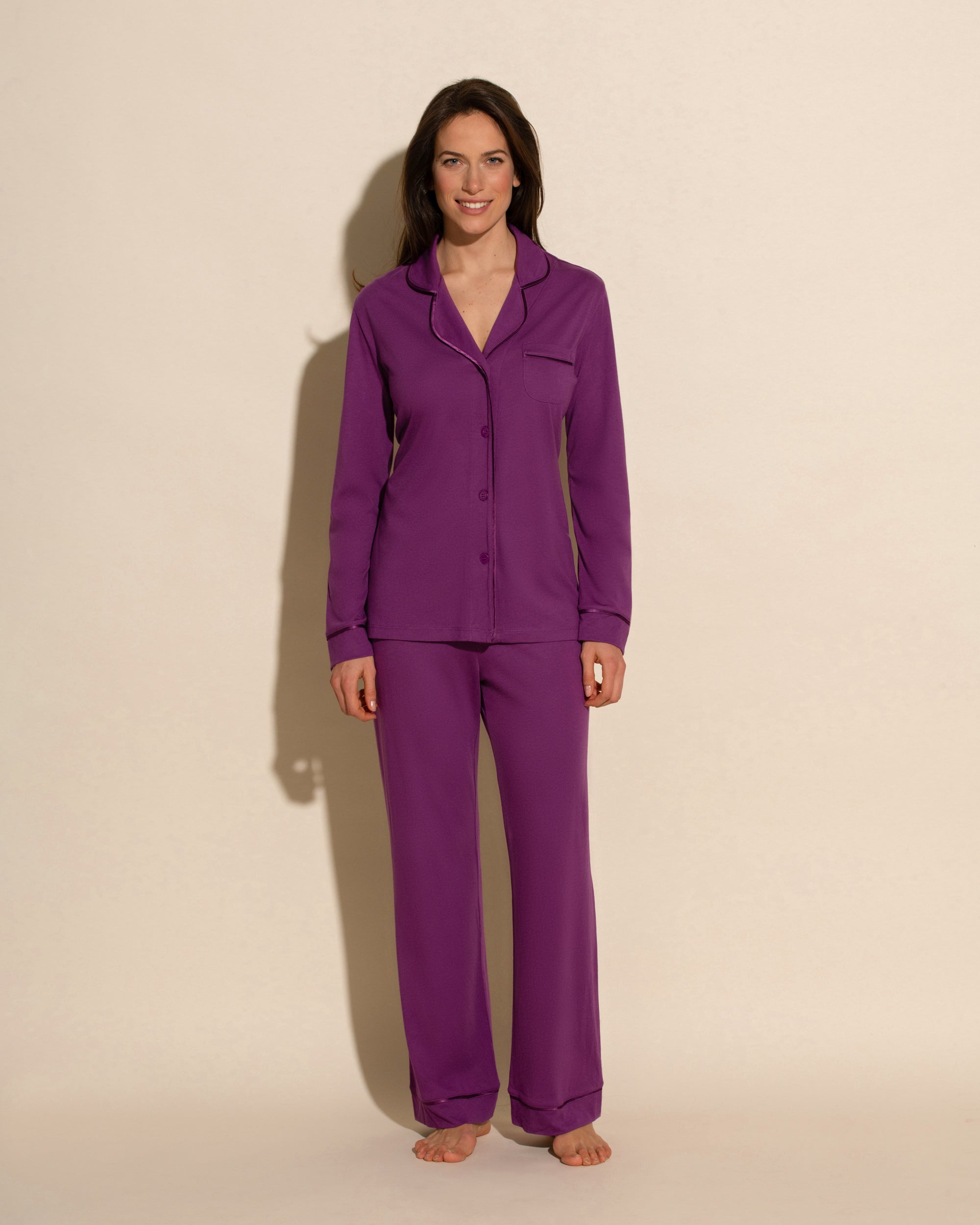 Cosabella Bella Long Sleeve Top & Pant Pajama Set Sale