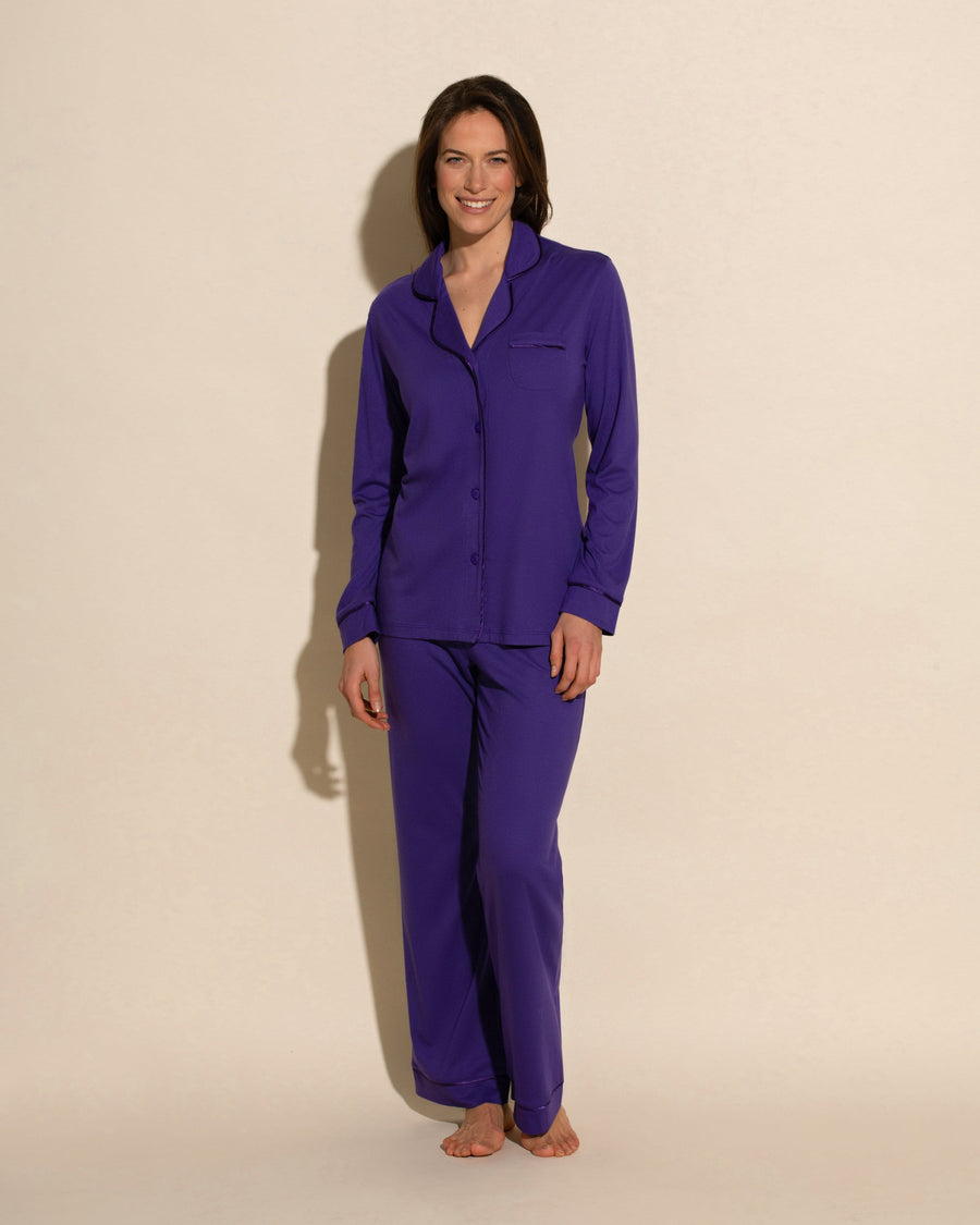Cosabella Women's Bella Long Sleeve Pajama Set - Super Soft Pima Cotton & Modal, Classic Button-Down Style - View #8