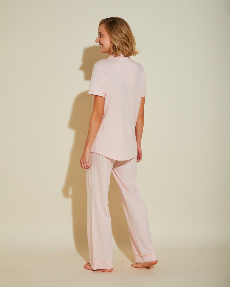 Pink Set - Bella Short Sleeve Top & Pant Pajama Set