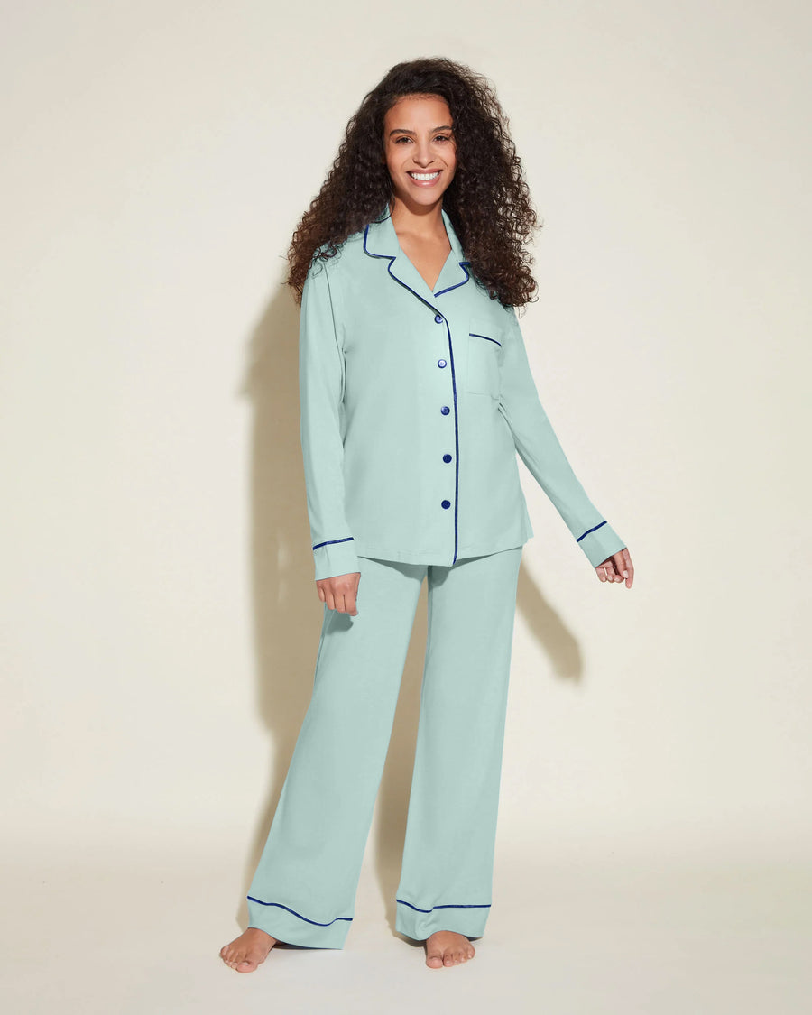 Green Set - Bella Petite Long Sleeve Top & Pant Pajama Set
