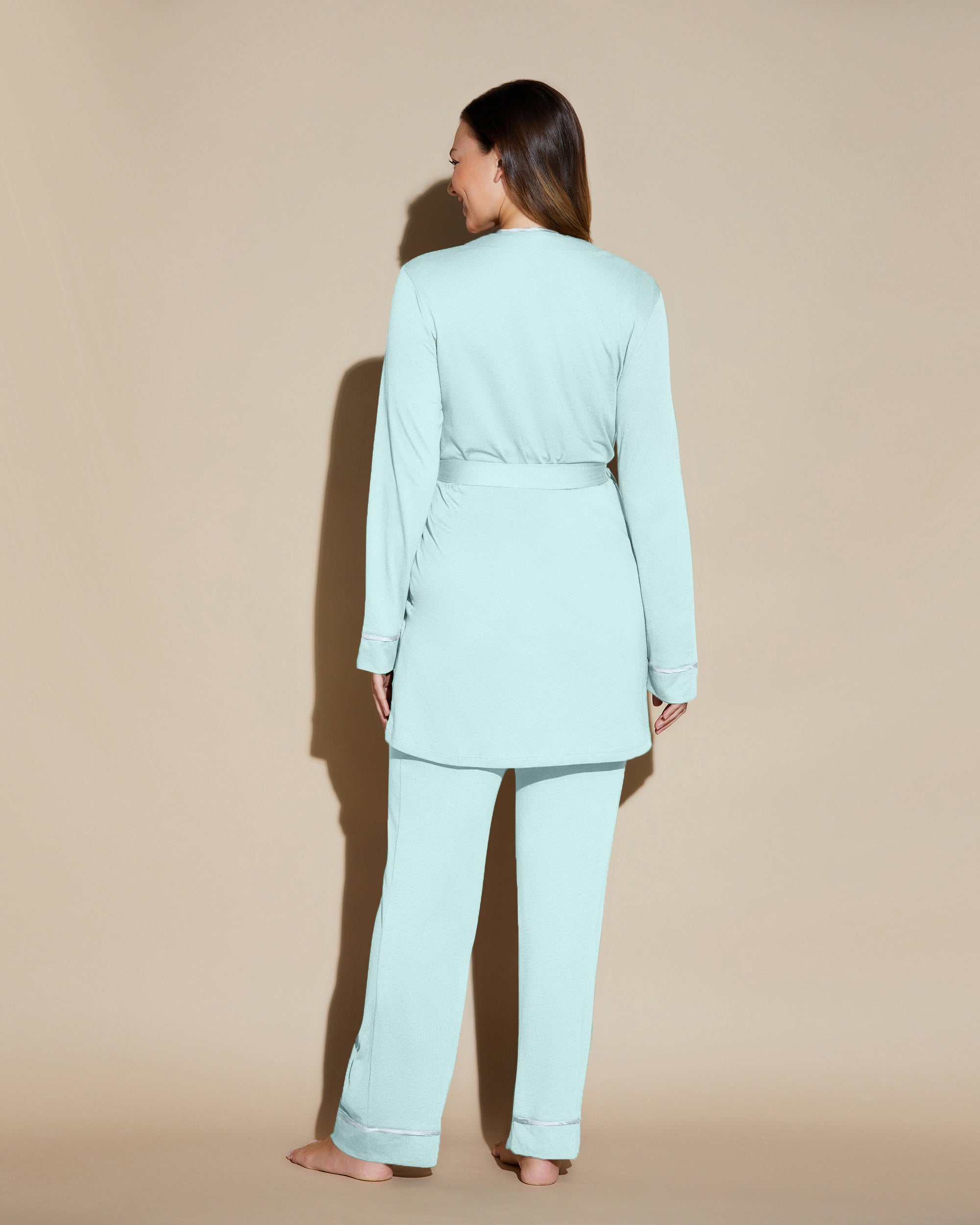 Pigiama Da Donna In Caldo Punto Milano Bassotto Cane Irge PTD10 - Foto 8