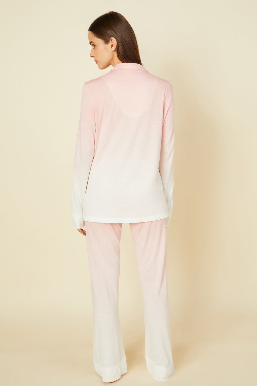 Pink Set - Bella Printed Petite Printed Longsleeve Top And Pant