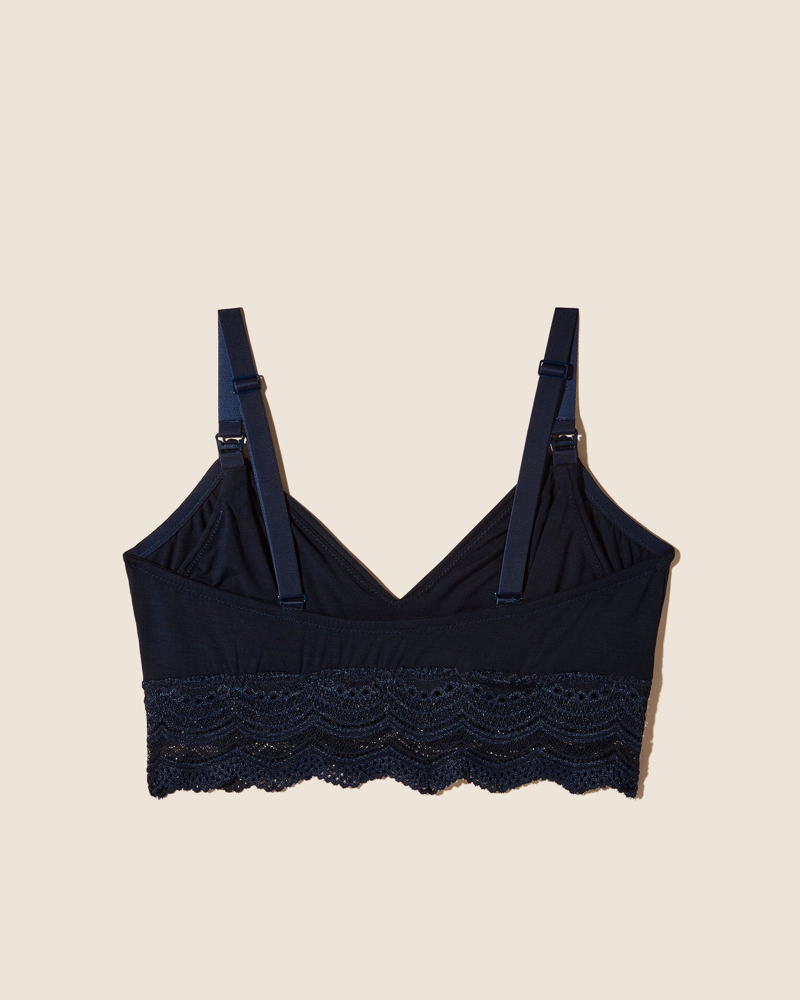 Cosabella Ceylon Modal Bralette - Wireless Comfort Bra With Chevron Lace, Pull-On Style For Everyday Wear 13 thumbnail image