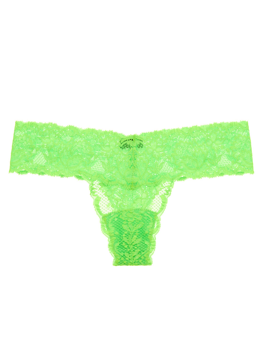 Green Thong, NSN Fluorecent Fluo Cutie Lace Thong