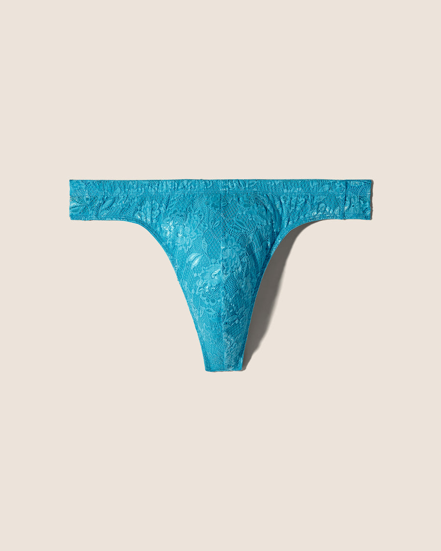 Bleue G String Homme - Never Say Never String Classique