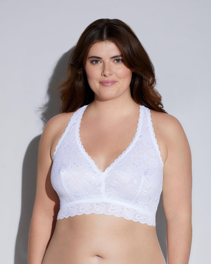 Blanc Bralette - Never Say Never Racie Grandes Tailles