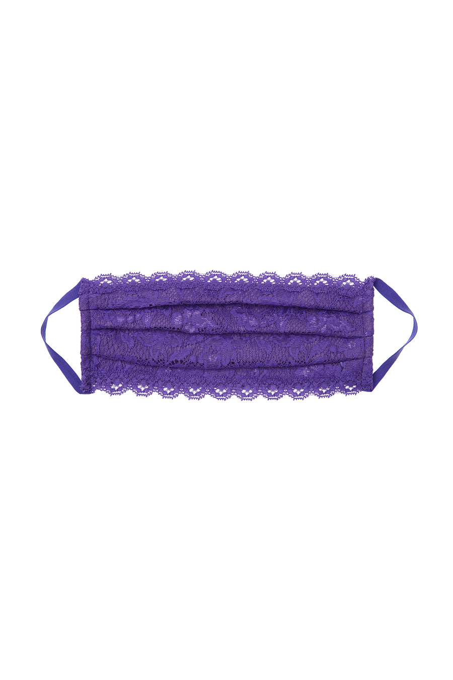 Purple Accessory - Never Say Never Pleated Face Mask