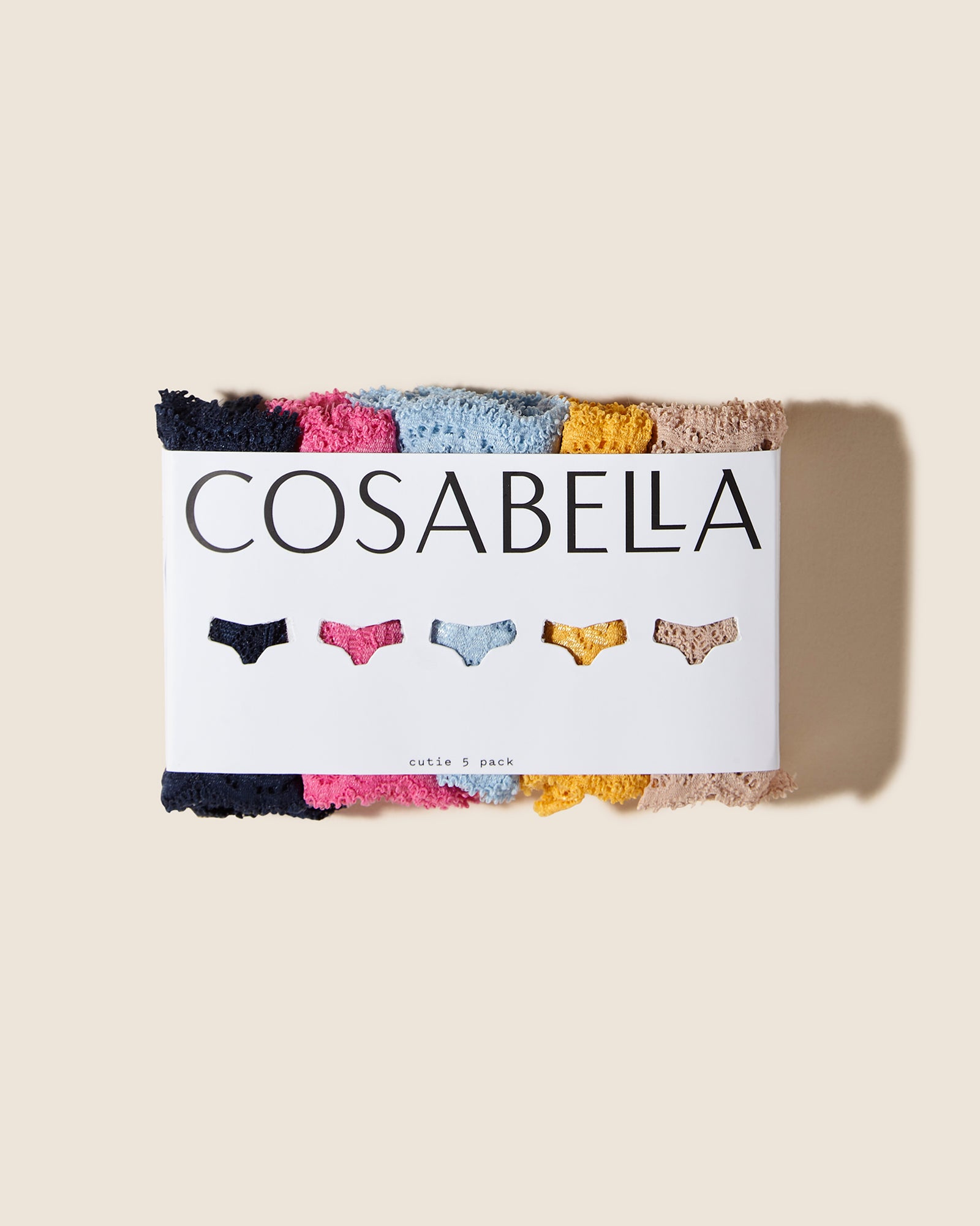 Cosabella | Never Say Never Cutie Lr Thong 5 Pack