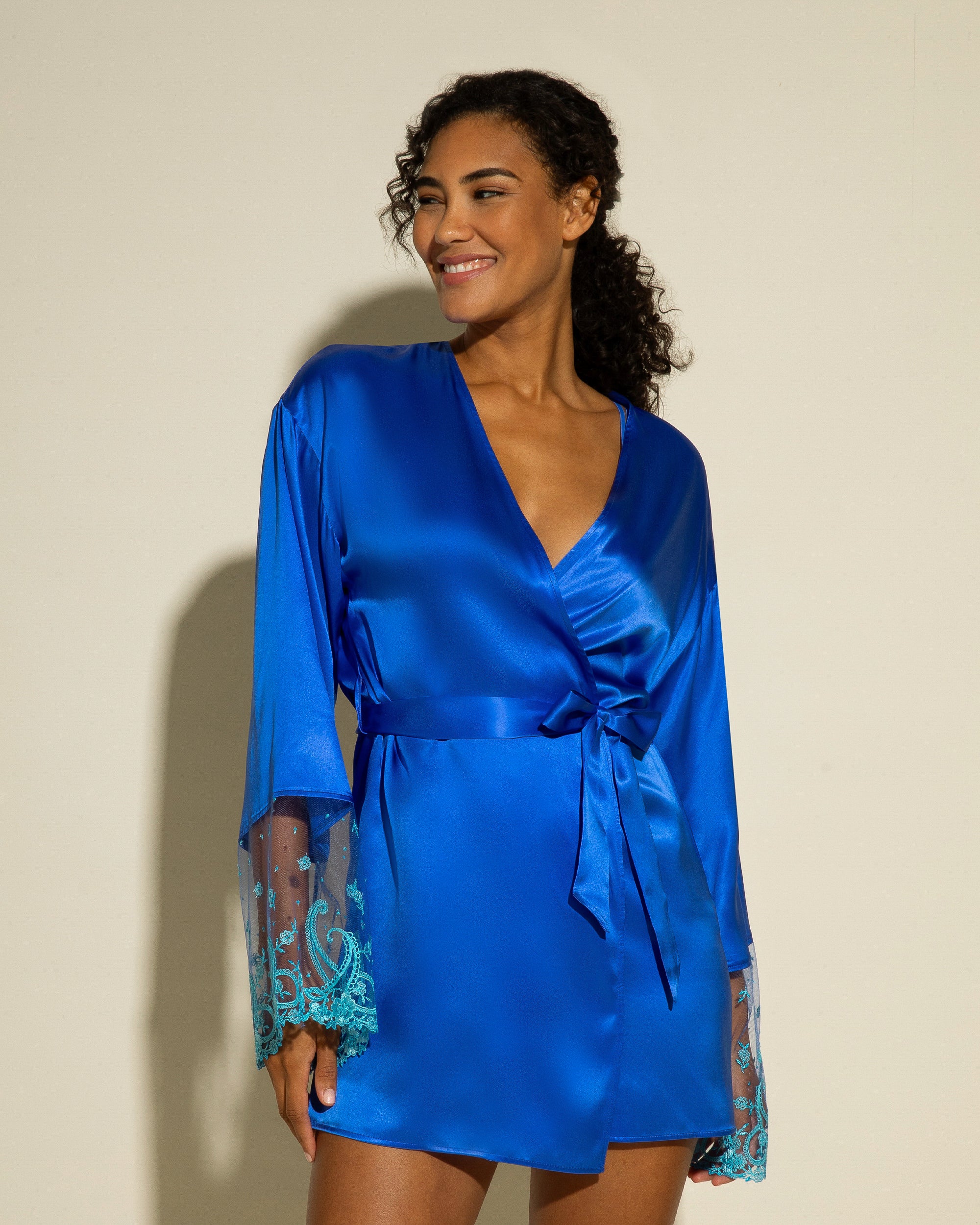 Cosabella Sanika Silk Robe
